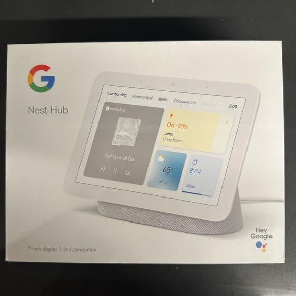 Google Nest Hub 2nd Gen - Chalk - Picture 1 of 1